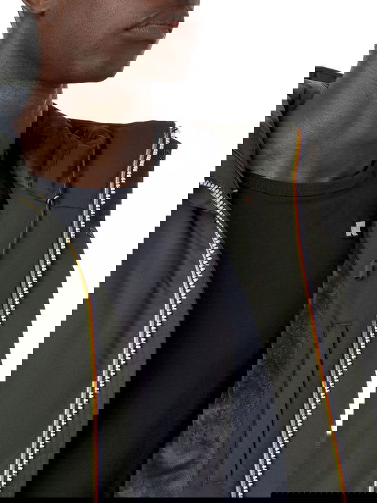 K Way Giaccone K-Way Jarno Twill Marmotta Verde