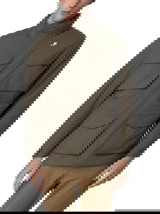 K Way Giaccone K-Way Manphy Warm Ottoman Marrone