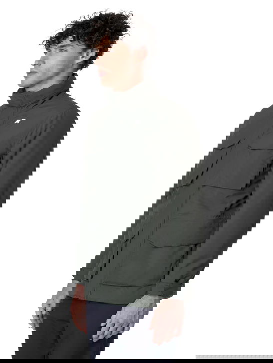 K Way Giaccone K-Way Manphy Warm Ottoman Verde