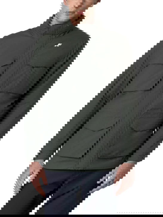 K Way Giaccone K-Way Manphy Warm Ottoman Verde