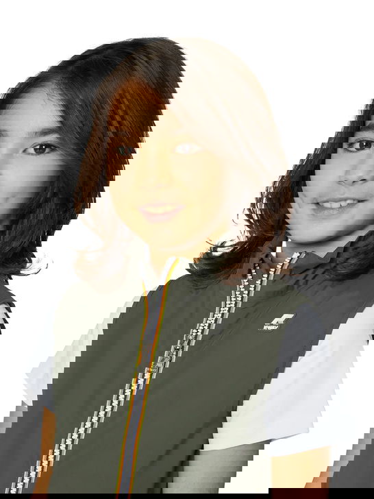 K Way Gilet K-Way Valen Nylon Stretch Jersey Verde