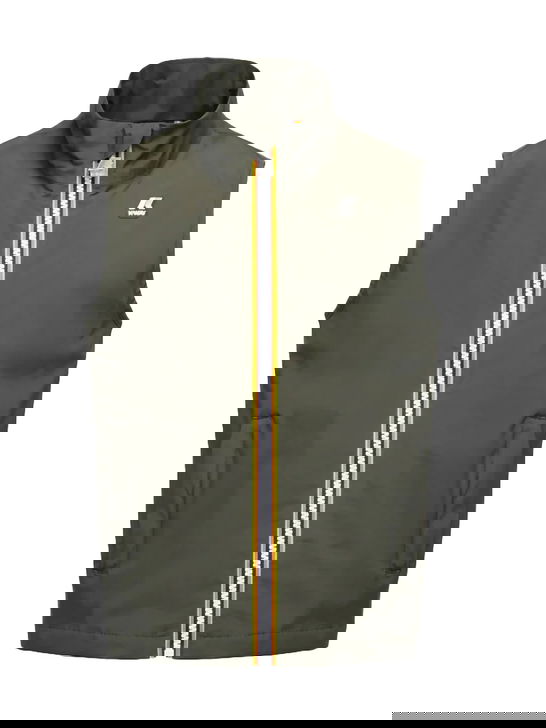 K Way Gilet K-Way Valen Nylon Stretch Jersey Verde