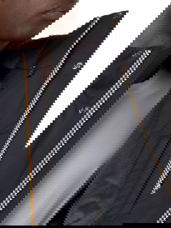 K Way Giubbino K-Way Jacko Twill Marmotta Blu