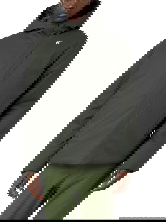 K Way Giubbino K-Way Jacko Twill Marmotta Verde