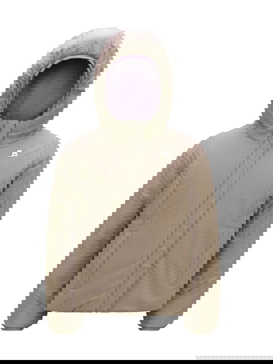 K Way Giubbino K-Way P. Lily Warm Revesible Rosa