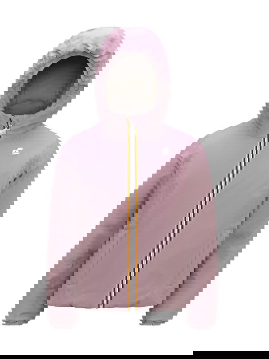 K Way Giubbino K-Way P. Lily Warm Revesible Rosa