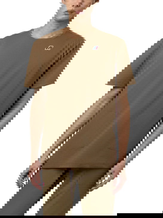 K Way T-Shirt K-Way Seril Travel Marrone