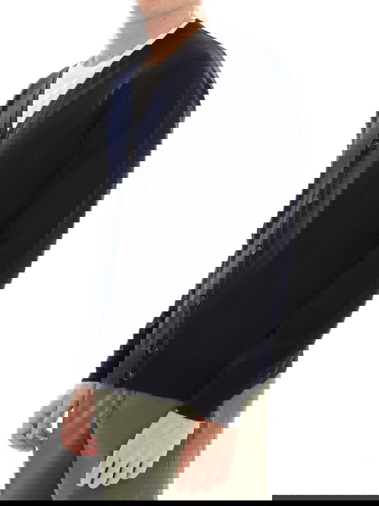 Kangra Cardigan Kangra Merinos Blu