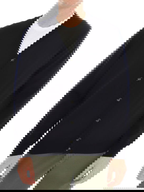 Kangra Cardigan Kangra Merinos Blu