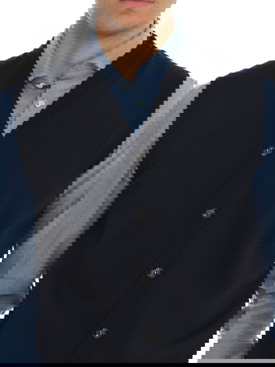 Kangra Gilet Kangra Merinos Blu