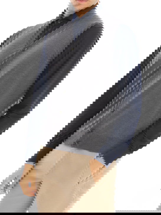 Kangra Gilet Kangra Merinos Grigio