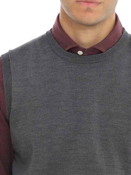 Kangra Gilet Kangra Merinos Grigio