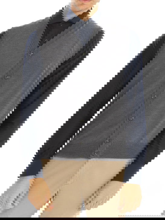 Kangra Gilet Kangra Merinos Grigio