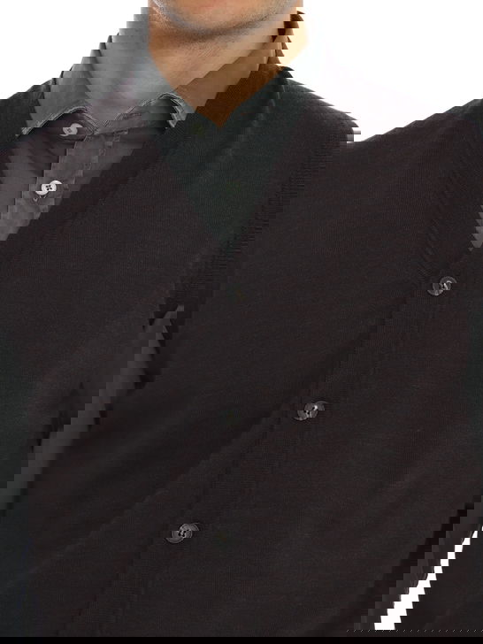 Kangra Gilet Kangra Merinos Marrone