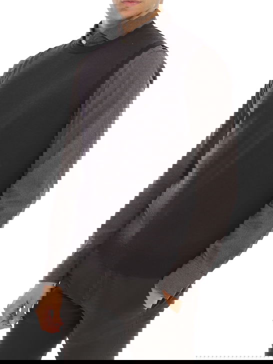 Kangra Gilet Kangra Merinos Marrone