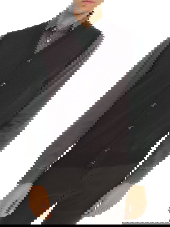 Kangra Gilet Kangra Merinos Marrone