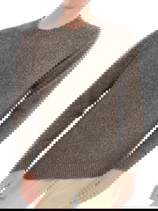 Kangra Maglia Kangra Moulinè Marrone