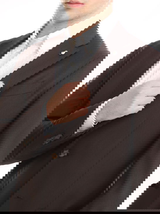 L.B.M. 1911 Giacca L.B.M. 1911 Fresco Lana Marrone