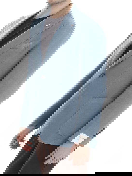 L.B.M. 1911 Giacca L.B.M. 1911 Lino Celeste