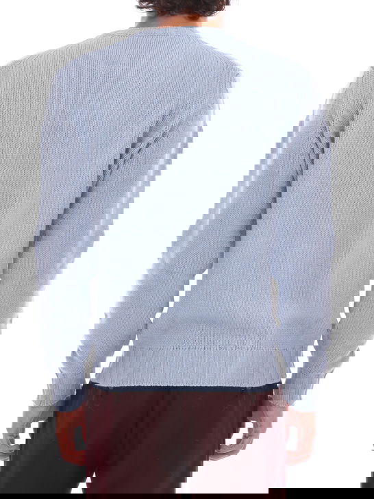 Filippo De Laurentiis Maglia Filippo De Laurentiis Cashmere Azzurro