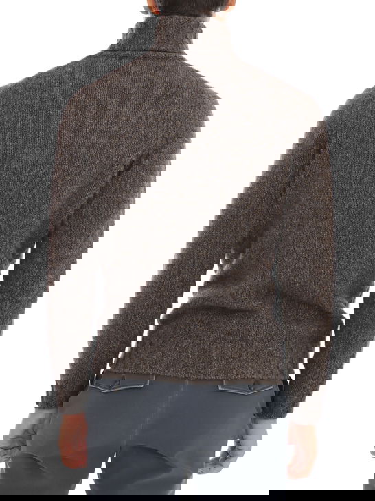 Filippo De Laurentiis Maglia Filippo De Laurentiis Dolcevita Yak Marrone