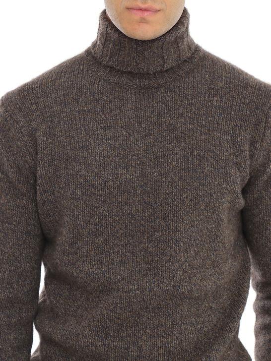 Filippo De Laurentiis Maglia Filippo De Laurentiis Dolcevita Yak Marrone