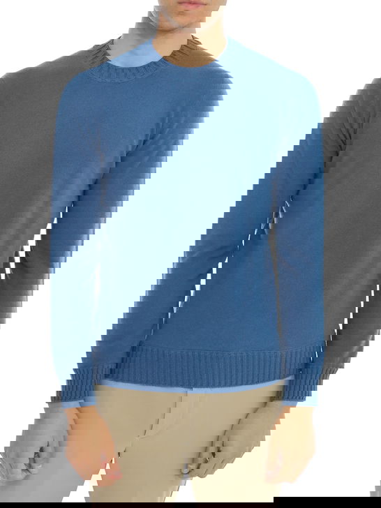 Magazzino Ricambi Maglia Magazzino Ricambi Cashmere Azzurro