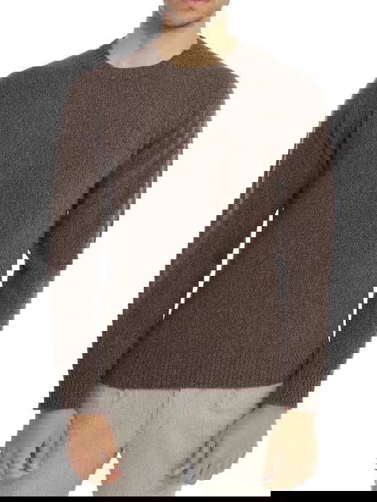 Magazzino Ricambi Maglia Magazzino Ricambi Mouliné Marrone