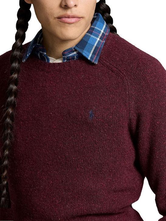 Polo Ralph Lauren Maglia Polo Ralph Lauren Donegal Bordeaux