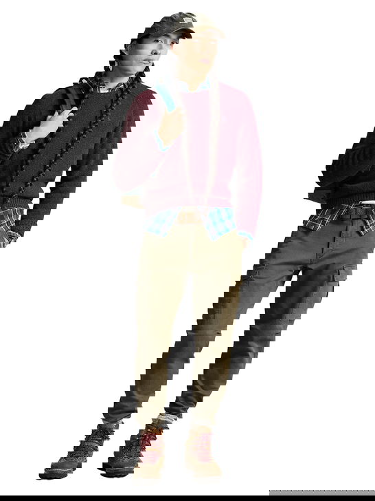 Polo Ralph Lauren Maglia Polo Ralph Lauren Donegal Bordeaux