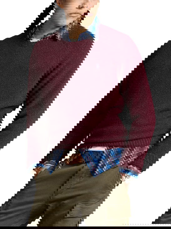 Polo Ralph Lauren Maglia Polo Ralph Lauren Donegal Bordeaux