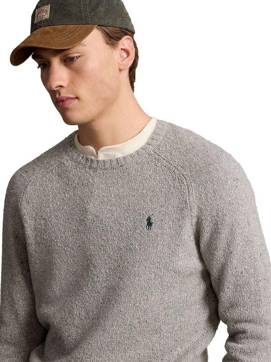 Polo Ralph Lauren Maglia Polo Ralph Lauren Donegal Grigio