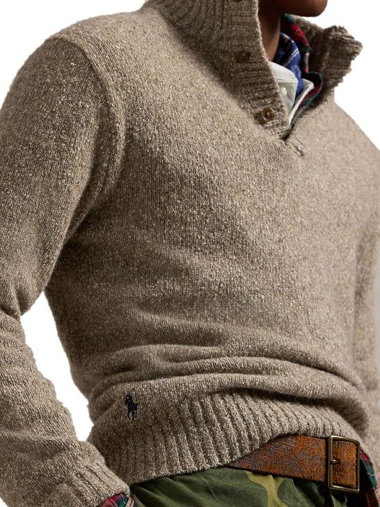 Polo Ralph Lauren Maglia Polo Ralph Lauren Speckled Beige