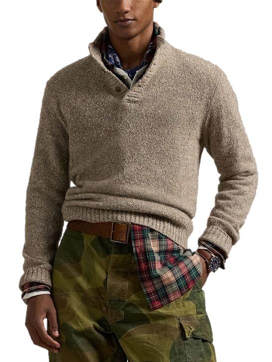 Polo Ralph Lauren Maglia Polo Ralph Lauren Speckled Beige