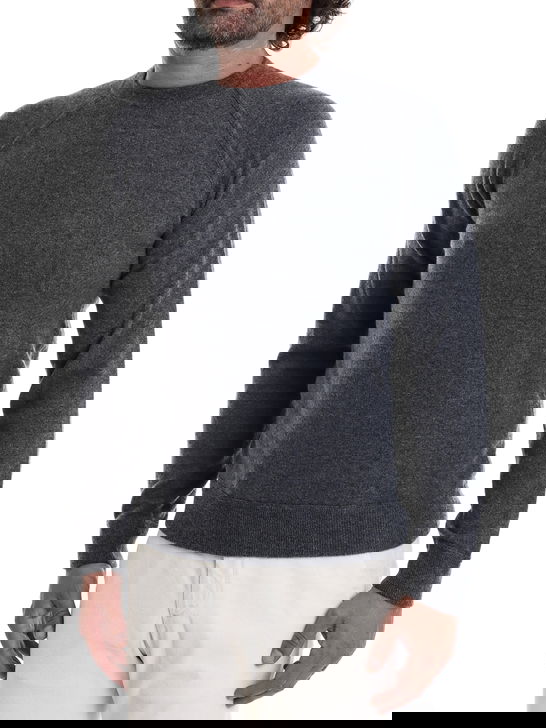 Malo Felpa Malo Cashmere Grigio