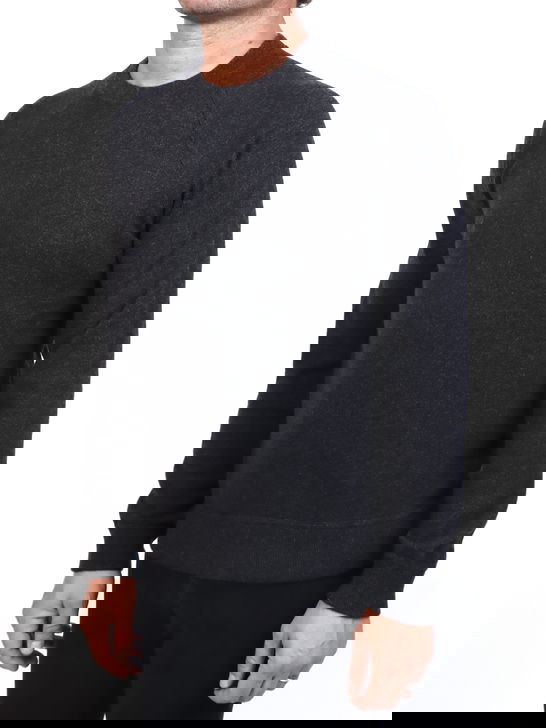 Malo Felpa Malo Cashmere Grigio