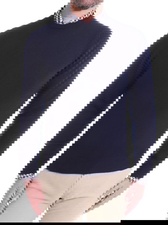 Malo Maglia Malo Cashmere Blu