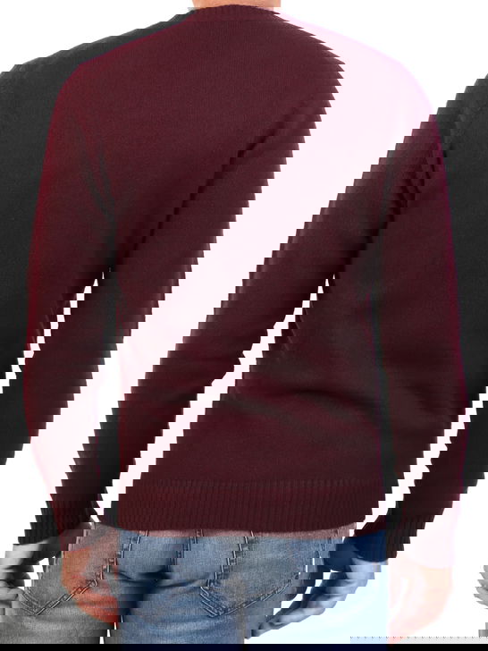 Malo Maglia Malo Cashmere Bordeaux