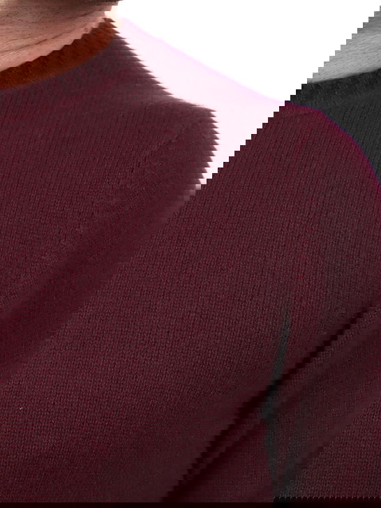 Malo Maglia Malo Cashmere Bordeaux