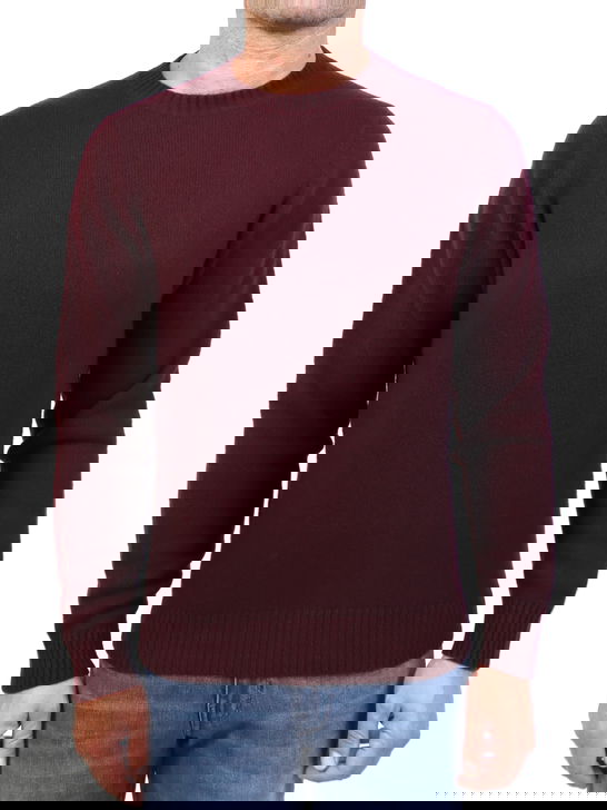 Malo Maglia Malo Cashmere Bordeaux
