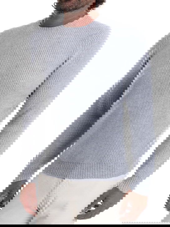 Malo Maglia Malo Cashmere Costa Inglese Grigio