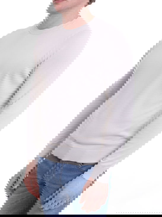 Malo Maglia Malo Cotone Beige