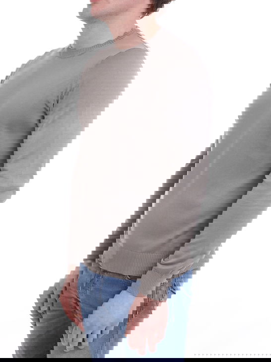 Malo Maglia Malo Cotone Marrone