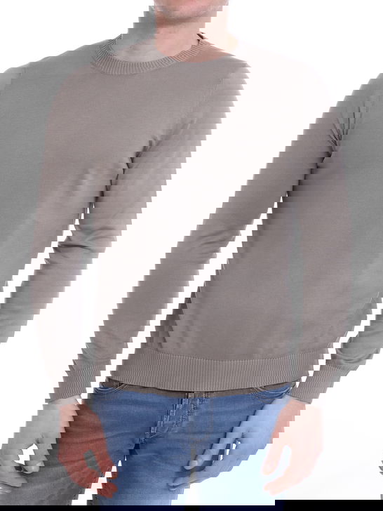 Malo Maglia Malo Cotone Marrone