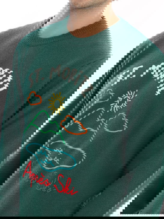 Mc2 Saint Barth Maglia MC2 Saint Barth Verde