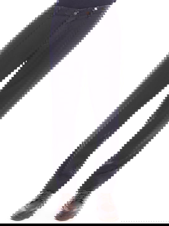 Myths Pantaloni Myths Flanella Lavata Blu