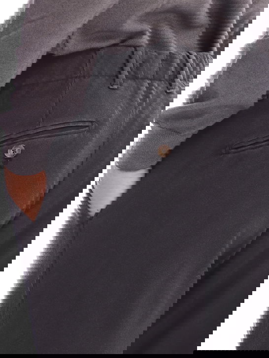 Myths Pantaloni Myths Flanella Lavata Grigio