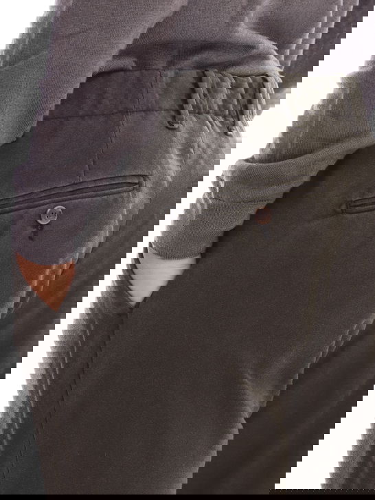 Myths Pantaloni Myths Flanella Lavata Verde