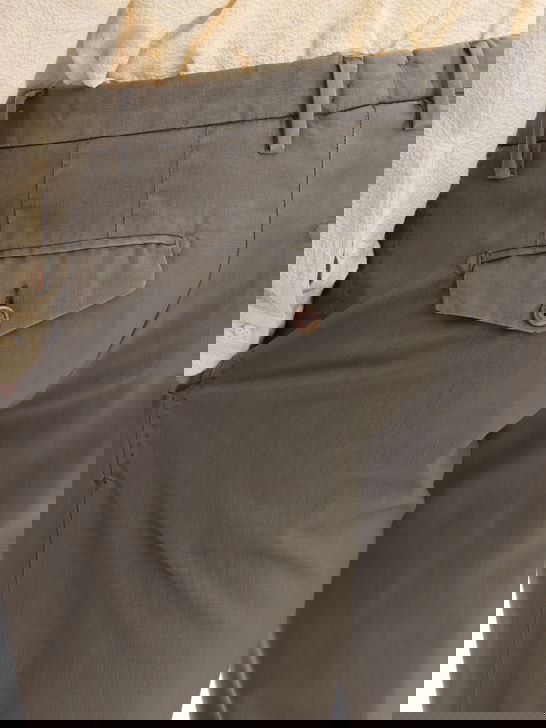 Myths Pantaloni Myths Fresco Lana Verde