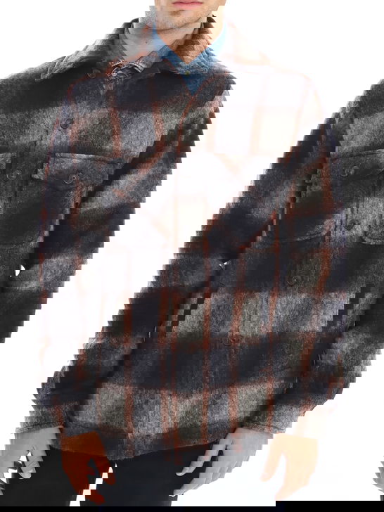 Tintoria Mattei Overshirt Tintoria Mattei Check Blu